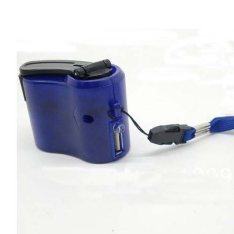 Ручное зарядное устройство, динамо-машина, синий цвет